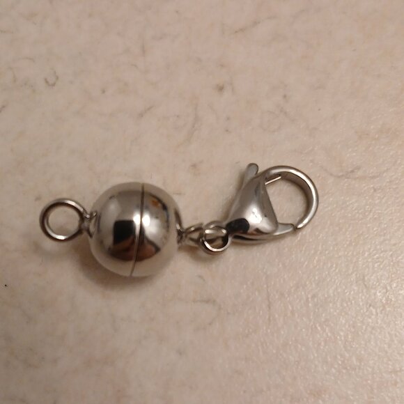 Set of 3 Round Magnetic Bead Jewelry Clasps - Picture 3 of 4